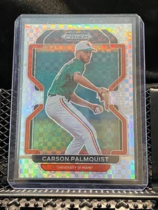 Carson Palmquist 2022 Prizm Draft Power Plaid #35/35- #88 Hurricanes / Rockies - Picture 1 of 2