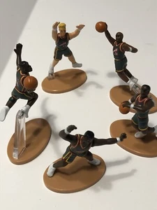 Lot of 5 Vintage 90’s Plastic Sonic NBA 97 GTI Figures Movable Arms Waist RARE - Picture 1 of 12