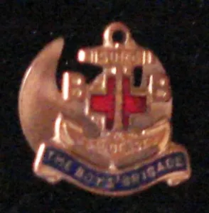 Boys' Brigade - BB - Brass Badge - Vintage 1940's - VVG Cond. - Picture 1 of 1
