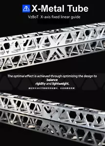 VzBot 235 VzBot 330 metal eje X pórtico eje de carbono ultraligero - Imagen 1 de 6
