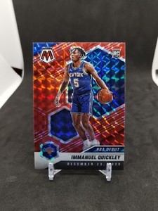 2020-21 Mosaic Immanuel Quickley #277 NBA Debut Red Reactive Prizm