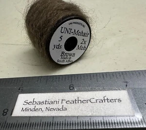 Uni Mohair 5 Yard Spool Brown - Picture 1 of 3