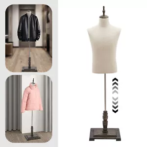 Male Mannequin Model with Stand, Mannequin Dress Form Half-length Model - Picture 1 of 13