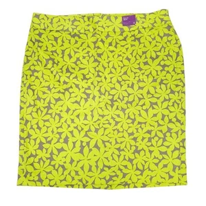 Lane Bryant Pencil Skirt NEW Classic Straight Green Taupe Women Size 20 Floral - Picture 1 of 9