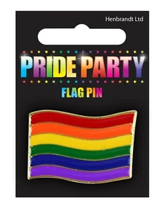 INSIGNIA PIN BANDERA DEL ORGULLO GAY RAINBOW - BROCHE LGBT FESTIVAL REGALO DE CARNAVAL  - Imagen 1 de 2