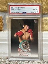2014 NAOYA INOUE BBM THE CHAMP II ROOKIE RC BOXING CARD #31 JAPAN PSA GEM MT 10