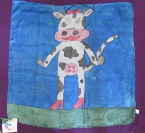 VINTAGE LADIES FASHION SILK HANDPAINTED SCARF – ARTY’S - Picture 1 of 8