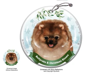 Ornamento de peinado y besos - cervatillo Pomerania - Imagen 1 de 1