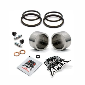 2002 Kawasaki ZZR1200 C1 REAR brake caliper piston & seal rebuild kit ZX1200 - Picture 1 of 6