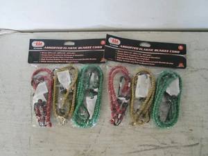 Correas elásticas de cable bungee surtidas de 12 piezas 24"" 18"" 12"" lona elástica atadas - Imagen 1 de 1