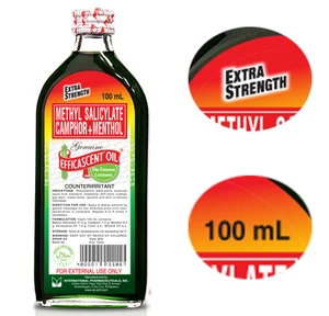ACEITE EFICAZ EXTRA FUERTE 100 ML - Calienta cuando se frota en la piel para aliviar el dolor - Imagen 1 de 2