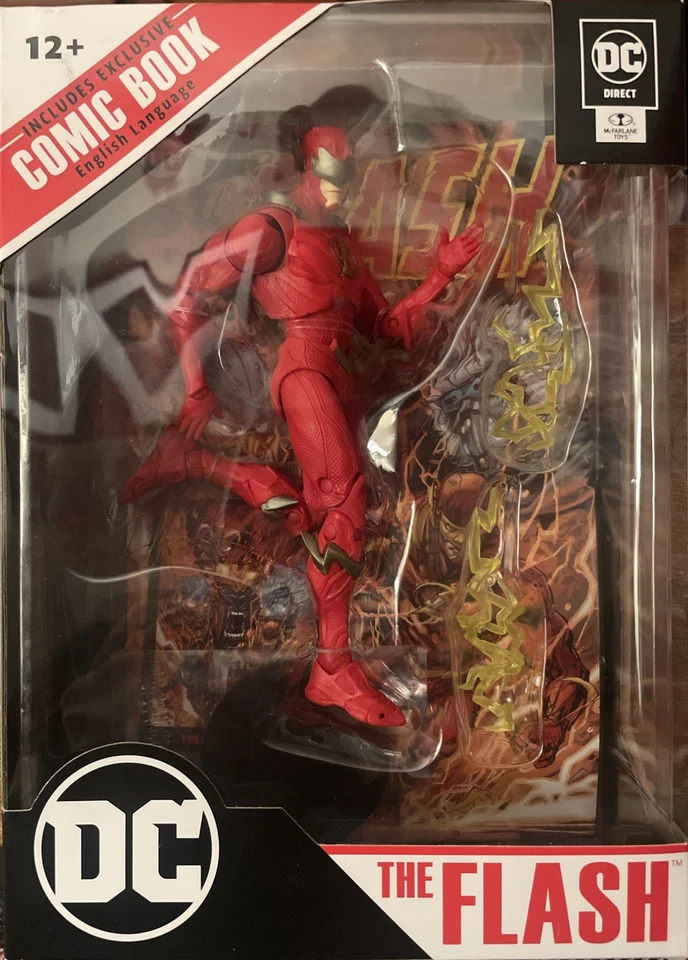 Boneco de ação e quadrinhos Mcfarlane DC Direct - Page Punchers The FLASH 7” NOVO NA CAIXA - Imagem 1 de 2