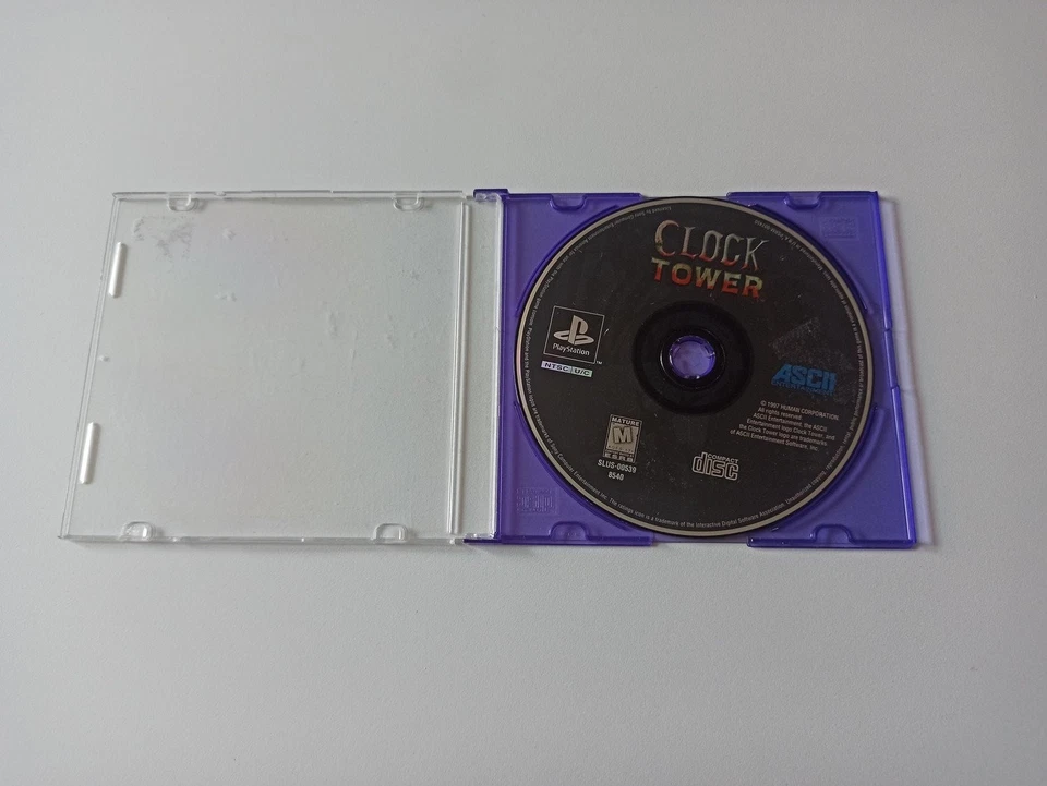 PlayStation 1 PS1 Clock Tower USA NTSC - Disc Only - Rare! - Image 1 of 1