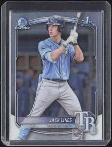 2025 Bowman #BCP-64 Jack Lines Chrome Prospects 1st Bowman - Picture 1 of 2