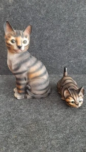 keramik katzen figuren gebraucht - Bild 1 von 5