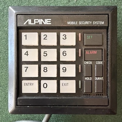Super Rare Old School Alpine 8080 Car Alarm Security System 8305 Keypad - Image 1 of 4