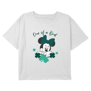 Girl's Minnie Mouse One Of A Kind Clover T-Shirt - Picture 1 of 3