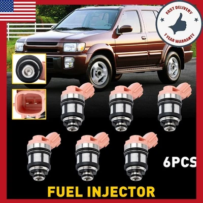 Inyectores de combustible 6 piezas aptos para Nissan Frontier 1996-00 Pathfinder Xterra 1999-04 Foto 1 de 4