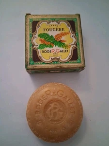 Vintage Seife RogeR & Gallet - Savon Fougere Miniatur 25 Gr. OVP-Paris-Cod.2051 - Bild 1 von 8