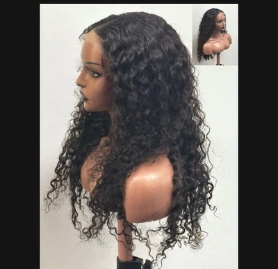 Encaje frontal suizo Pixie cabello humano frontal completo de 26 pulgadas, cierre de 13*4 para mujer Foto 1 de 4