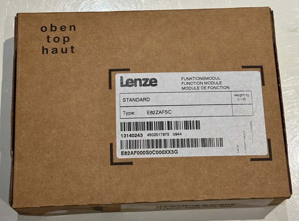 Lenze Funktionsmodul E82ZAFSC 13140243 OVP - sealed  - Bild 1 von 3