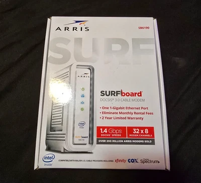 ARRIS SURFboard DOCSIS 3.0 Cable Modem - SB6190 - Image 1 of 4