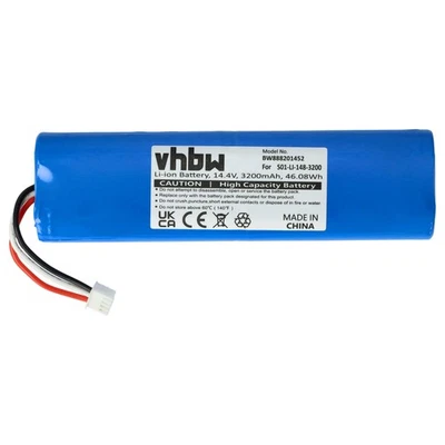 VHBW Akku für Ecovacs Deebot N8 N8 Pro DX55 (T5 Neo) 3200mAh 14,4V