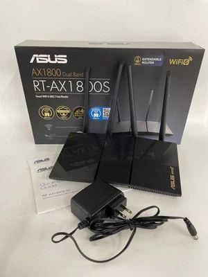 ASUS RT-AX1800S Dual Band WiFi 6 Extendable Router - Image 1 of 4