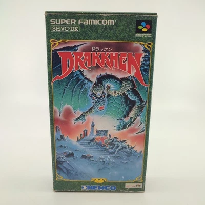 Drakkhen Nintendo Super Famicom Japan SNES Japan Game - Image 1 of 4