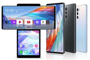 Original LG Wing 5G F100TM 6.8" 256GB Rotating Dual Screen Unlocked SmartPhone - Picture 1 of 4