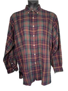 Vintage Ralph Lauren Herren Hemd L kariert Tartan McMeel Knopfleiste Kragen - Logo - Bild 1 von 5