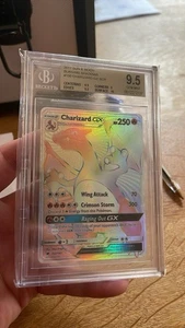 BGS 9.5 Charizard Burning Shadows 150/147 Secret Rare Gem Mint Surface 10  - Bild 1 von 5