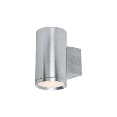 Maxim Lighting 6101AL Lightray Aplique de Pared Exterior Luz Aluminio Cepillado NUEVO Foto 1 de 4