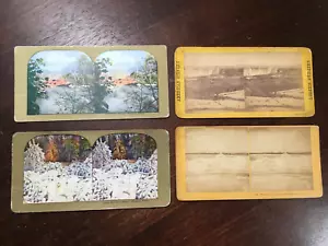 Stereoview Niagara Falls, 4 Views, Various Ages & Condition - Picture 1 of 9