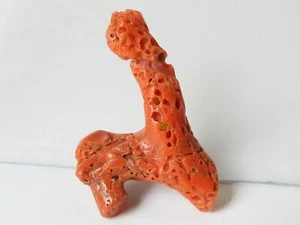 Natural Italian Red Coral Polished Rough Stick Gemstone For Jewelry - Picture 1 of 6