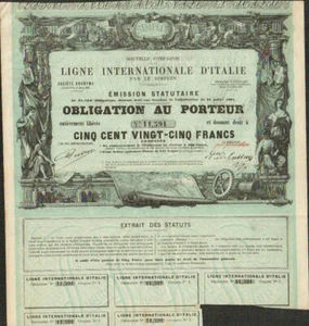 DECO => LIGNE internationale d'ITALIE par le SIMPLON (ITTALIE) (A) - Foto 1 di 1