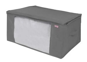 Space Logic Blanket Storage Tote Urban Grey 60x45x30cm,Bedding, Blankets, Pillow - Picture 1 of 3