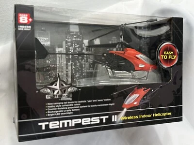 (PILOT BRAND) TEMPEST II (WIRELESS INDOOR HELICOPTER) 2014 Red-Silver-Black - Image 1 of 4