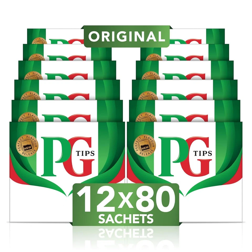 PG Tips - Original Schwarztee - 12 x 80 Teebeutel - Bild 1 von 4