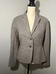 Max Mara hellbrauner Blazer aus Wolle Seide Damen 8 - Bild 1 von 6