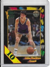 John Stockton 1991-92 Wild Card 10 Stripe #84