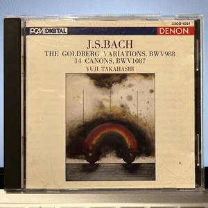 (Super Rare CD) J.S.Bach The Goldberg Variations YUJI TAKAHASHI, Denon 33CO-1051 - Bild 1 von 9