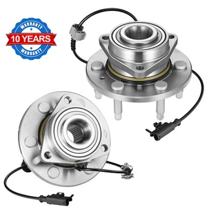 Pair Front Wheel Bearing Hub for 2007-2013 Chevy Suburban Silverado 1500 GMC 4WD - Picture 1 of 7