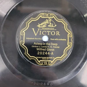 Wilfred Glenn 78RPM Asleep in the Deep / Rocked in the Cradle of the Deep #20244 - Picture 1 of 14