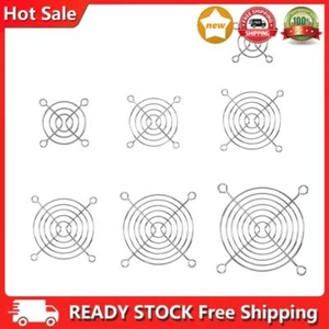 Computer Case Cooling Fan Grill Finger Guard Protection Cover for Desktop 5 Pack - Photo 1/15