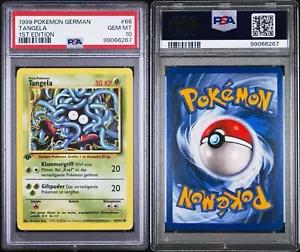 PSA 10 TANGELA 66 1ª EDICIÓN JUEGO BASE ALEMÁN 1999 POKEMON - Imagen 1 de 1