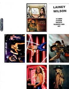 LAINEY WILSON CUSTOM NEUHEIT TRADING CARD 6 KARTEN SET - Bild 1 von 2