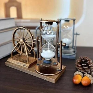 Reloj de Arena con Torre Eiffel Plástico Vintage Pequeño Multicolor Novedad Soporte Libre - Imagen 1 de 28
