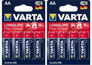 8 x VARTA Longlife Max Power AA LR6 4706 MN1500 1,5 V HiFi Batterien - Bild 1 von 3