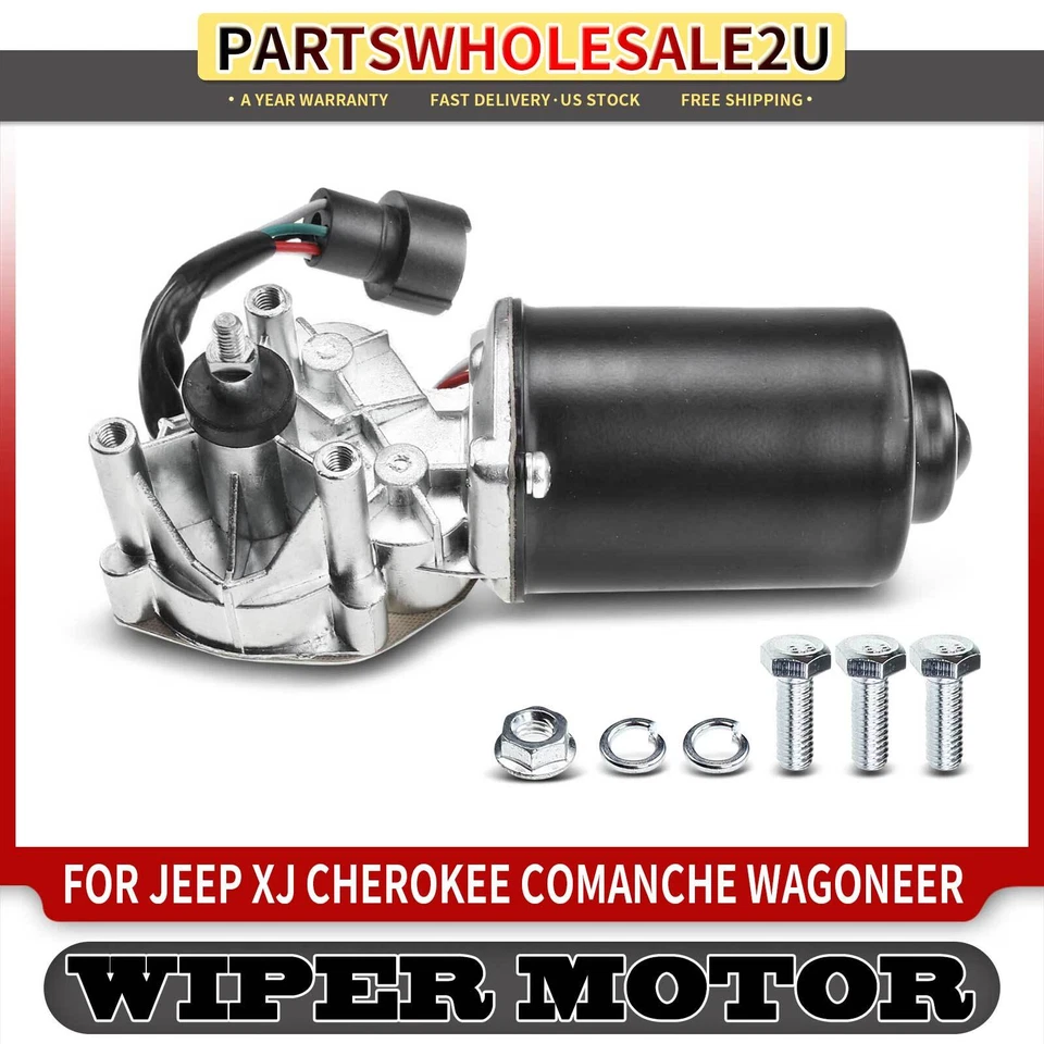 Motor limpiaparabrisas delantero para Jeep Cherokee XJ 1984-1990 Comanche 1986-1990 Foto 1 de 4